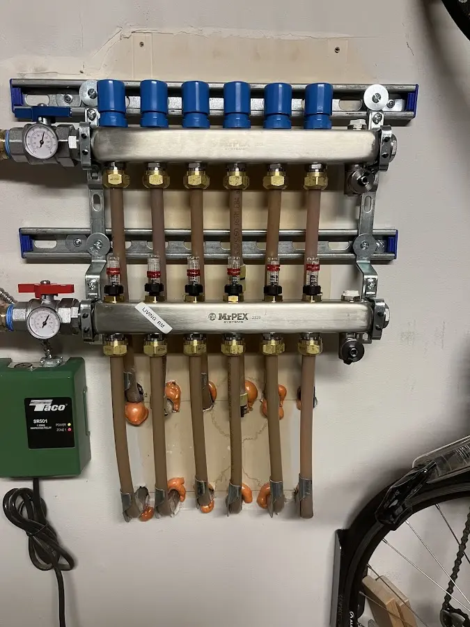 Plumber performing Gas Line Installation at a residential property in Meadowbrook